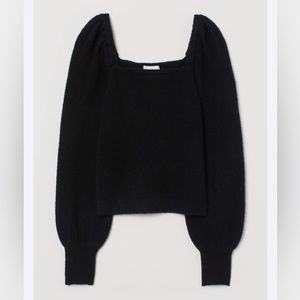 H&M Puff Sleeve Sweater NWT